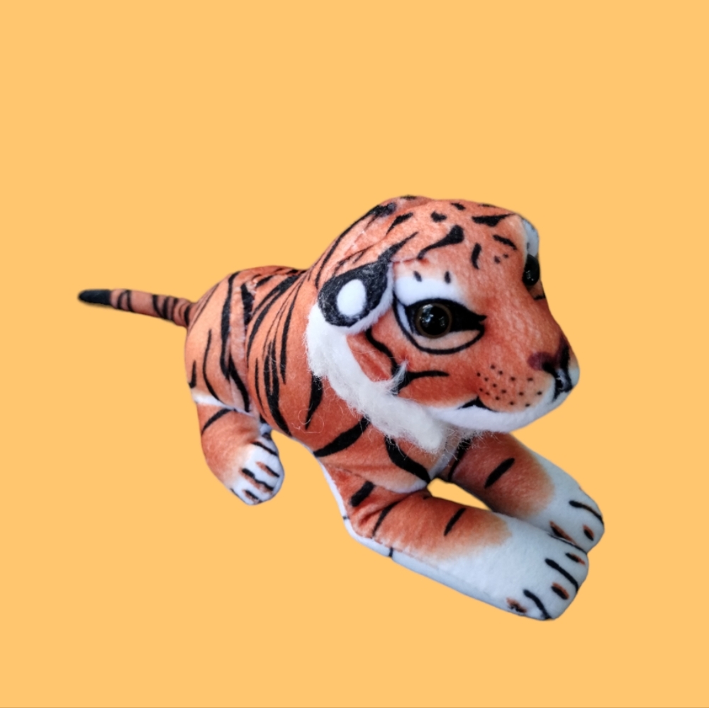✓A Mart Big Cats Tiger RealisticThe Jungle 10” Plush Soft Toy Stuffed Animal